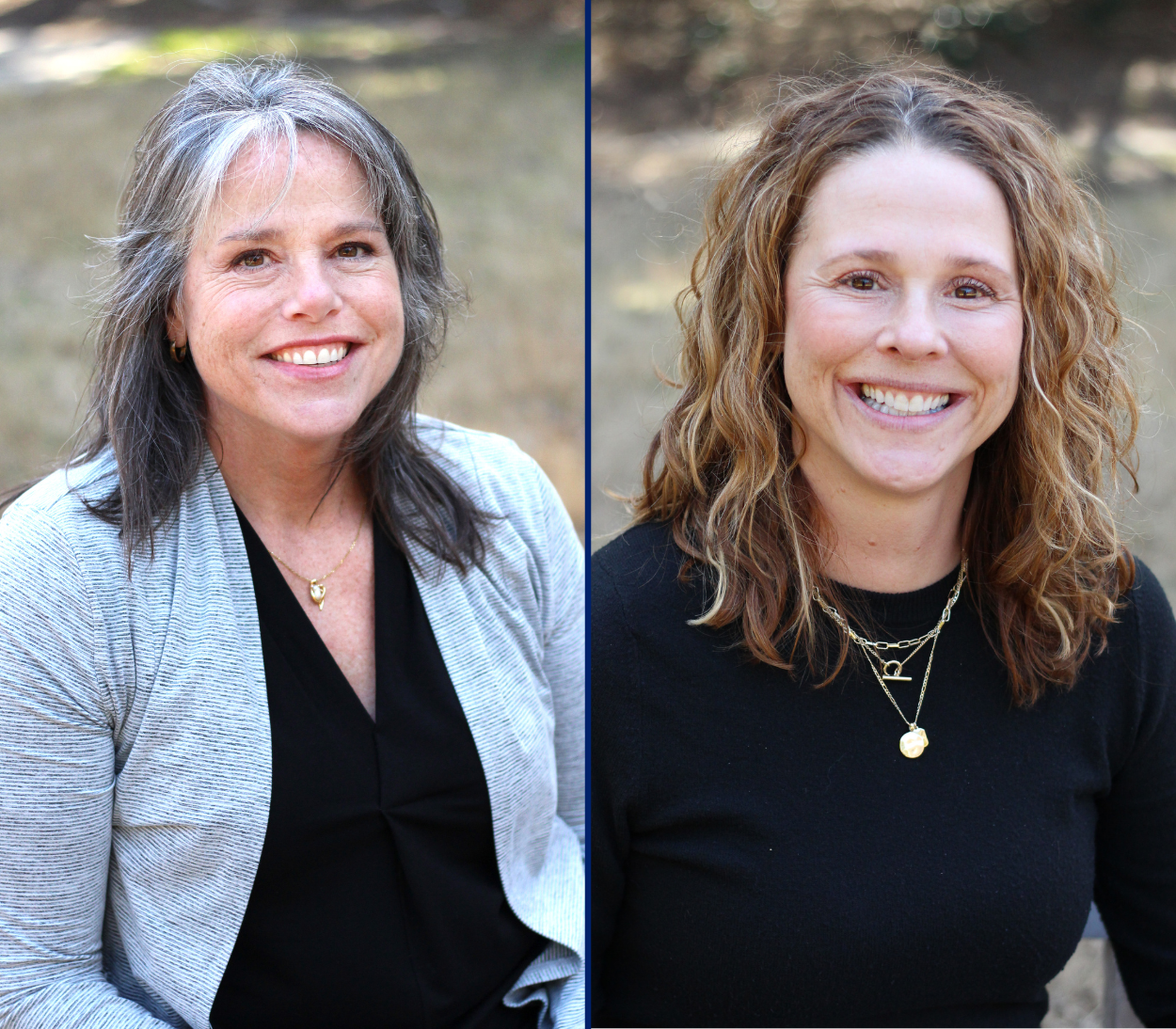 Liz and Nicole side-by-side headshots